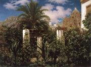 Lord Frederic Leighton Garden of an Inn,Capri oil painting picture wholesale
